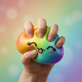 Colorful Rare Rainbow Dumpling Squishy – view 4