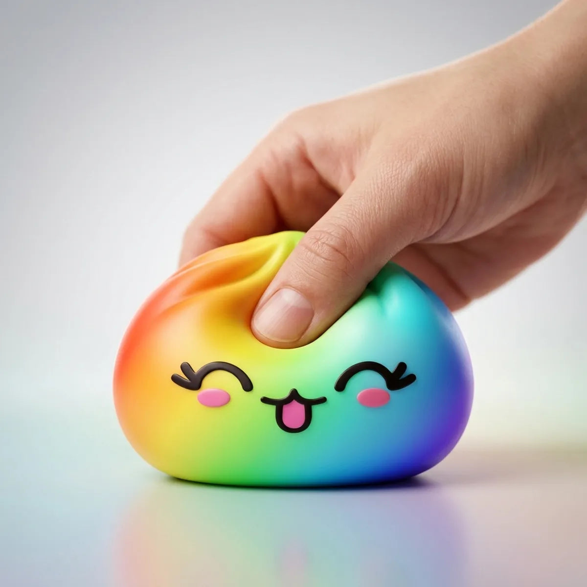 Colorful Rare Rainbow Dumpling Squishy – view 5