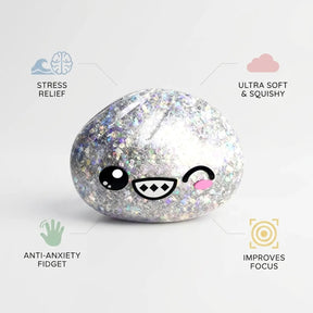 Shimmer Rare Silver Dumpling Squishy – view 6