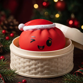 Cheeky Red Christmas Hat Dumpling Squishy – view 2