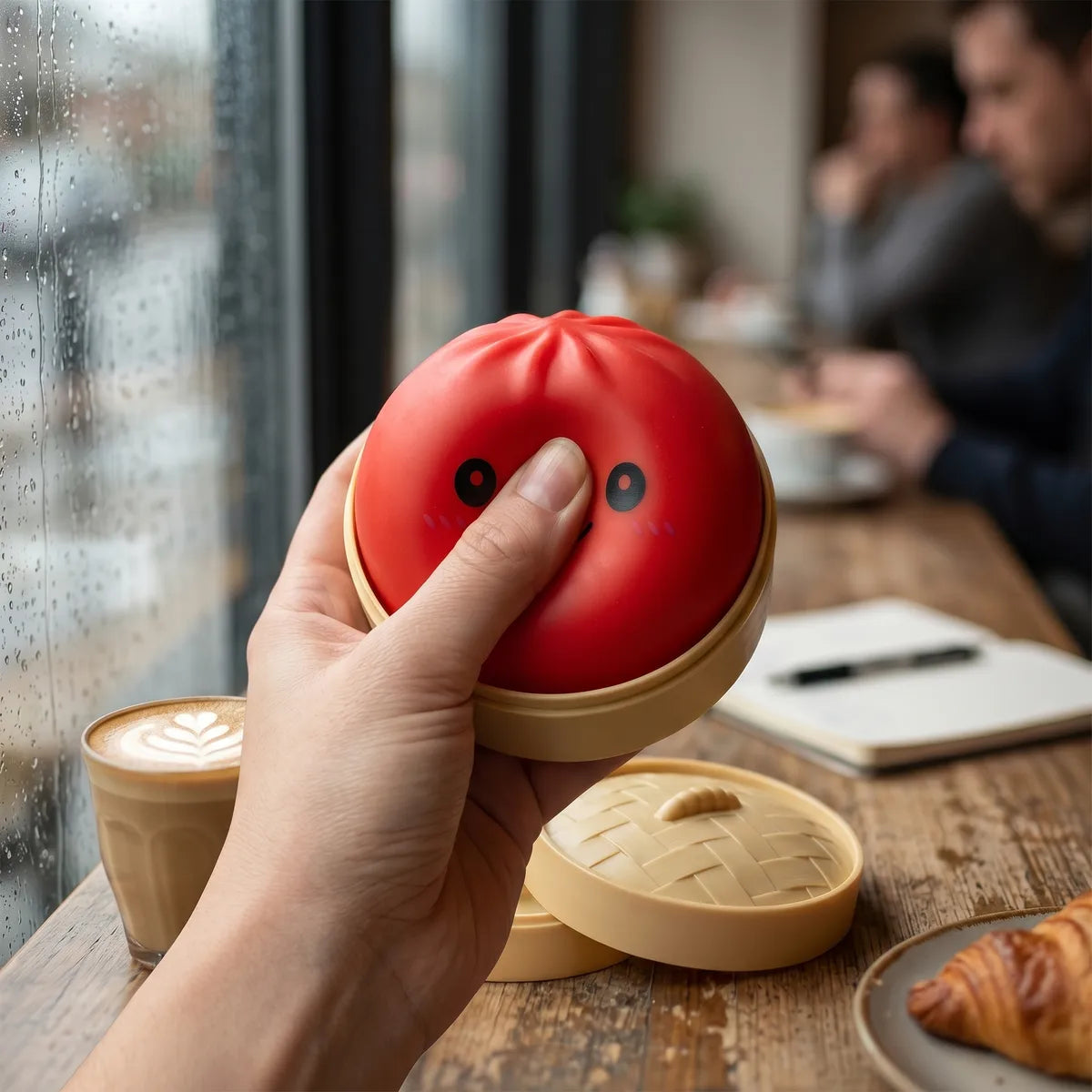 Cherry Red Dumpling Squishy – view 7