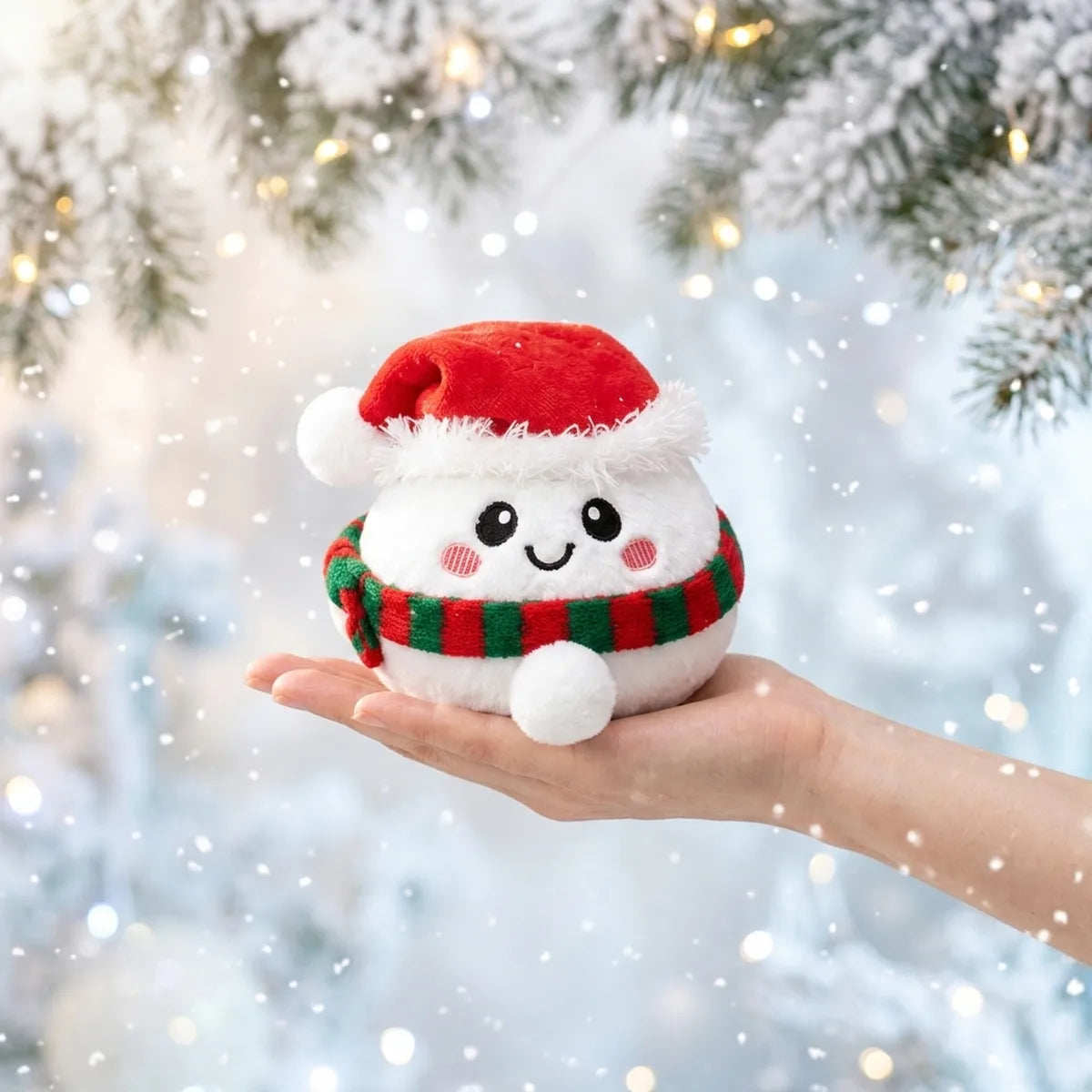 Chilly Snowman Dumpling Squishy Plush – view 3
