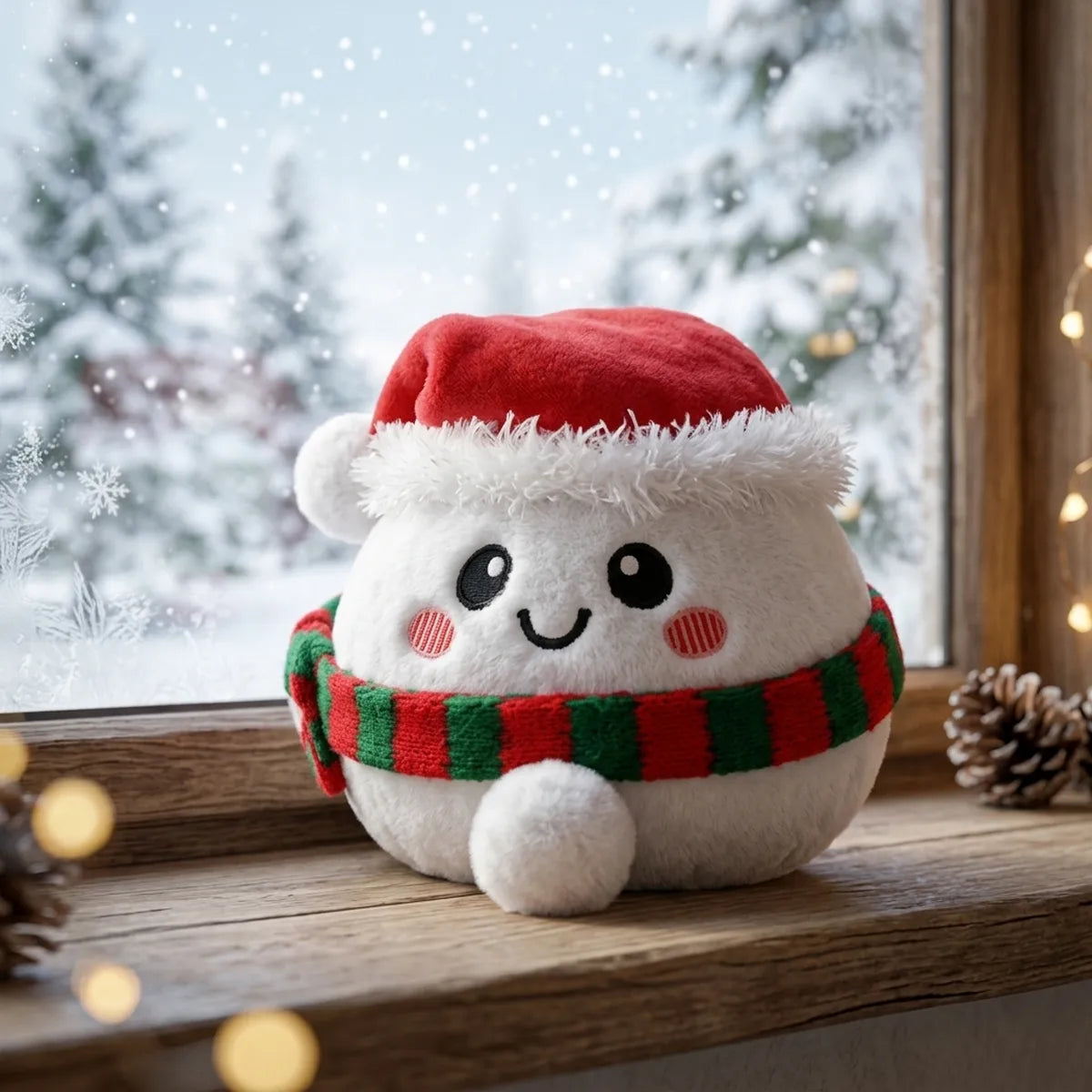 Chilly Snowman Dumpling Squishy Plush – view 7