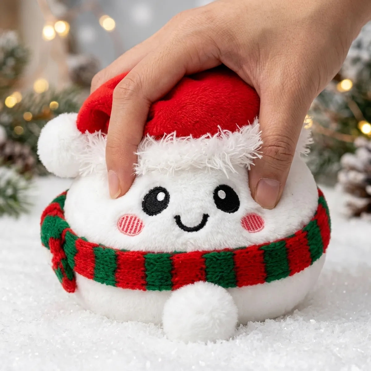 Chilly Snowman Dumpling Squishy Plush – view 4