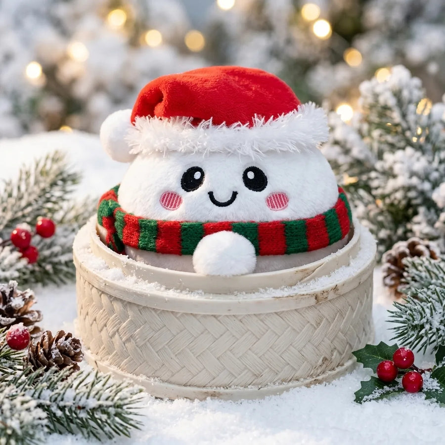 Chilly Snowman Dumpling Squishy Plush
