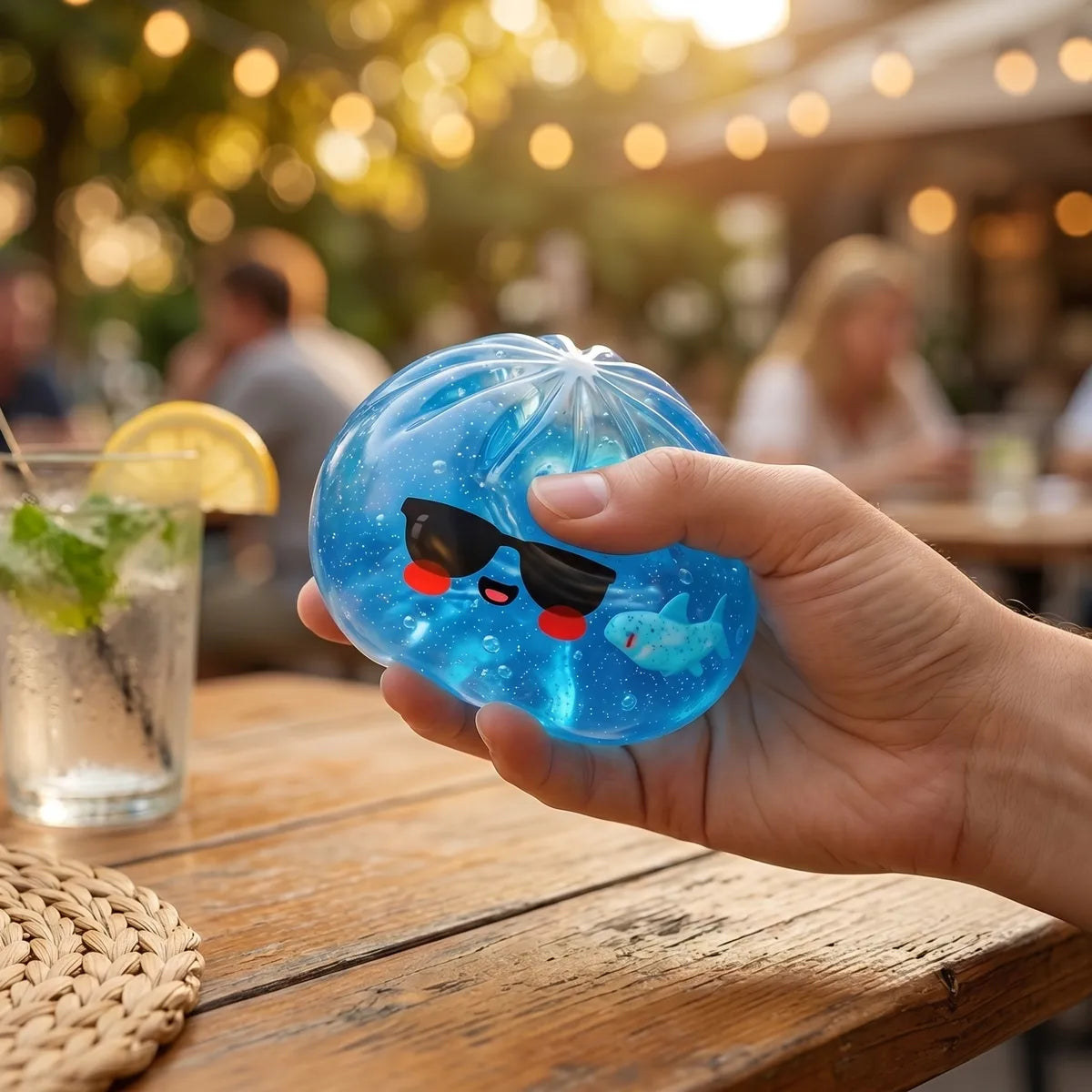 Chill Sunglasses Dumpling Squishy – view 7
