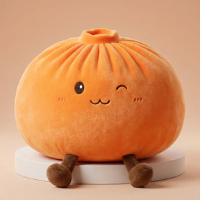 Sunset Orange Large Dumpling Squishy Toy – view 1