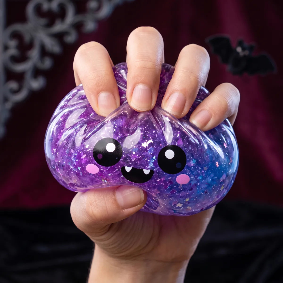Fanged Vampire Halloween Dumpling Squishy – view 4