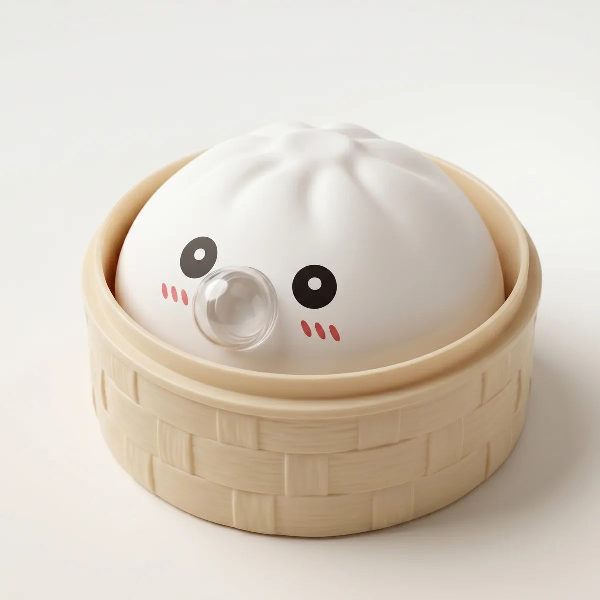 Cloud White Bubble-Blowing Dumpling Squishy – view 2
