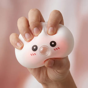 Cloud White Bubble-Blowing Dumpling Squishy – view 4