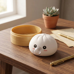 Cloud White Bubble-Blowing Dumpling Squishy – view 7