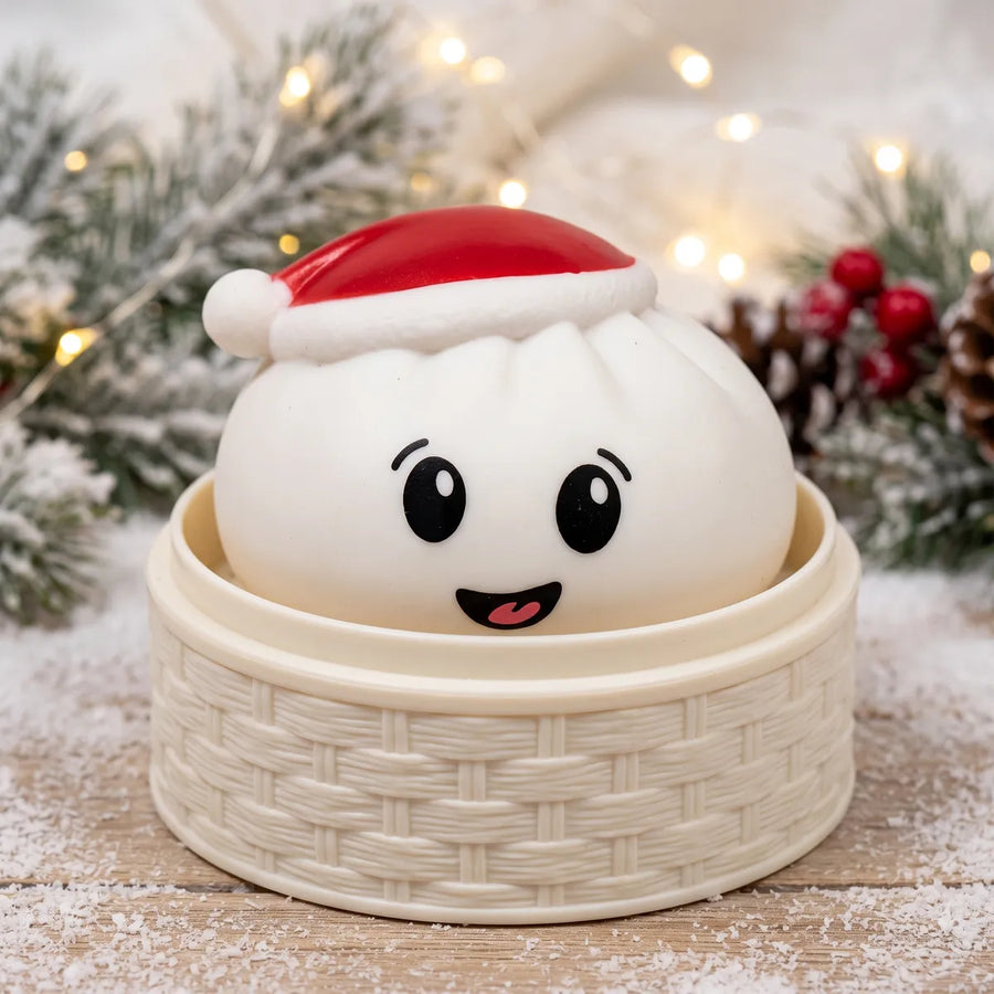 Snowball White Christmas Hat Dumpling Squishy