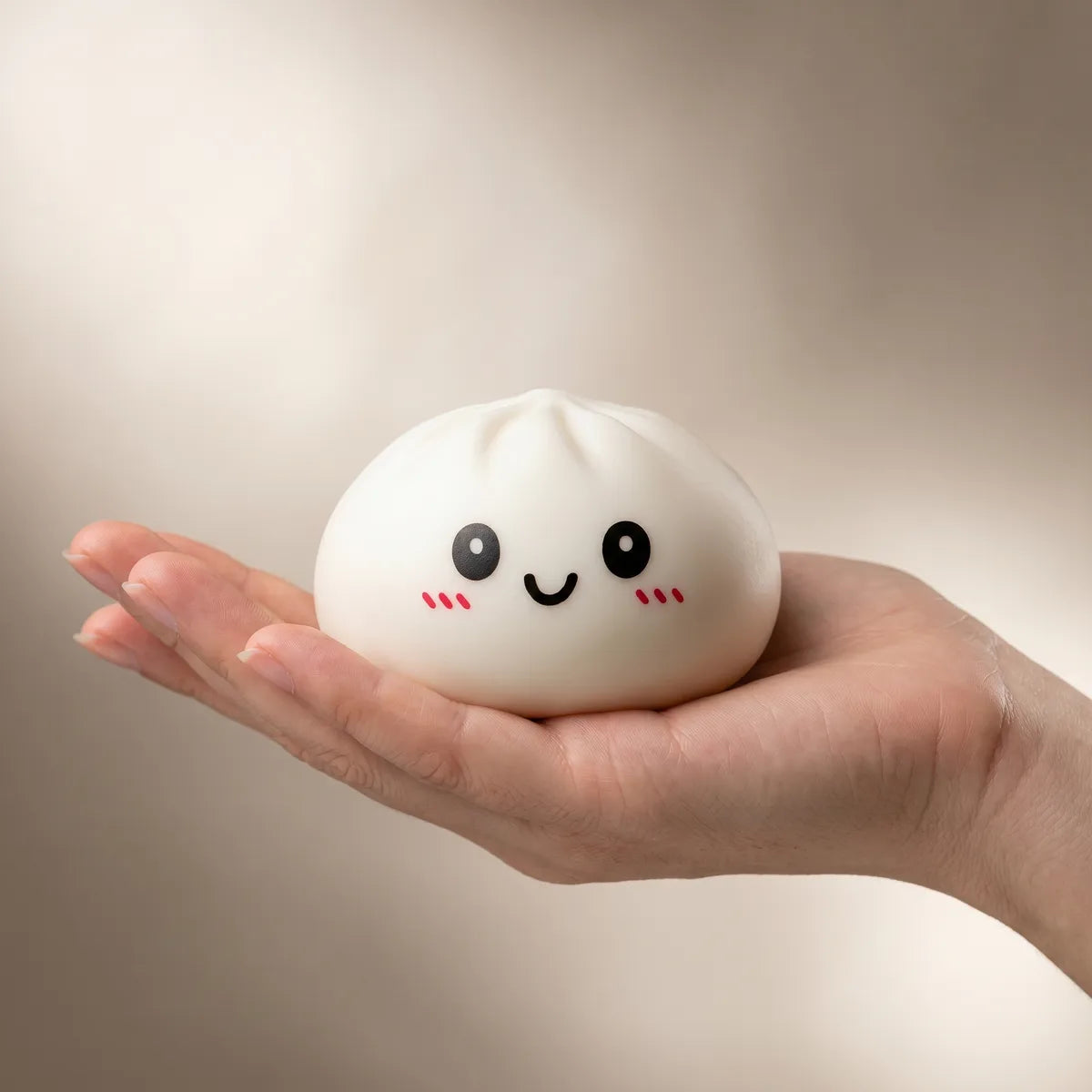 Snowy White Dumpling Squishy – view 3