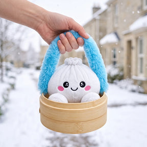 Marshmallow White Dumpling Squishy Plush – view 6