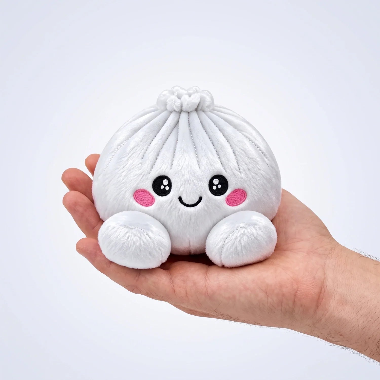 Marshmallow White Dumpling Squishy Plush – view 3