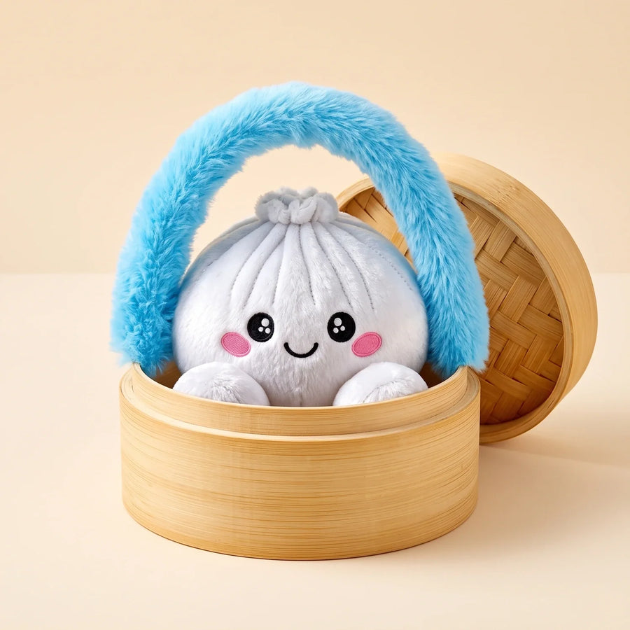 Marshmallow White Dumpling Squishy Plush
