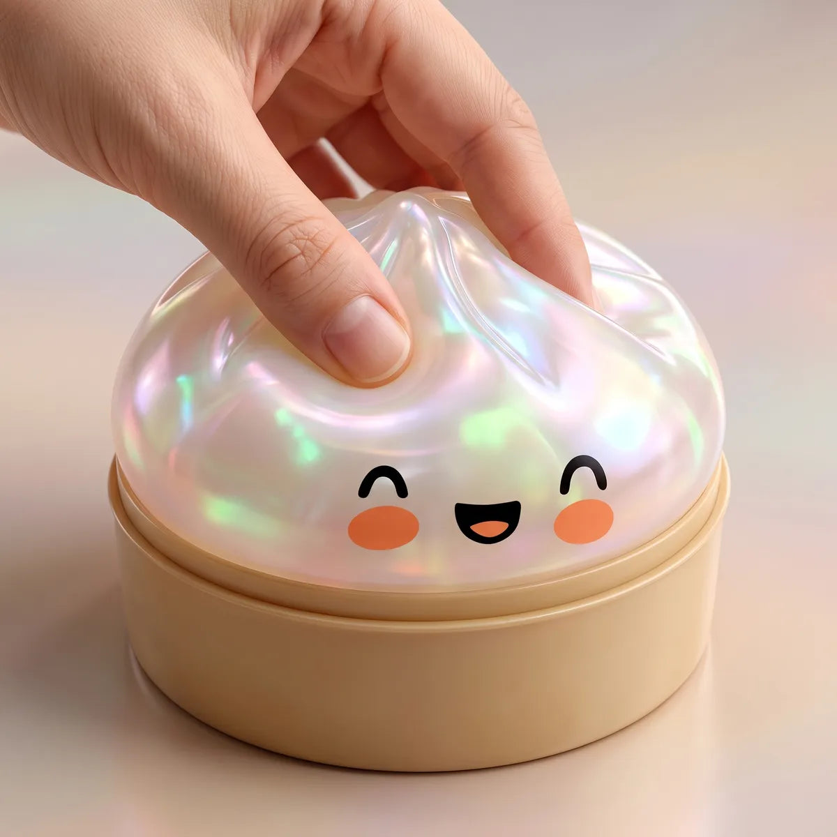 Cloud White Unique Dumpling Squishy – view 4