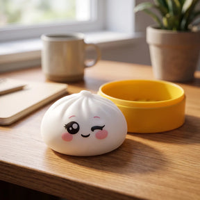 Milky White Wink Dumpling Squishy – view 7