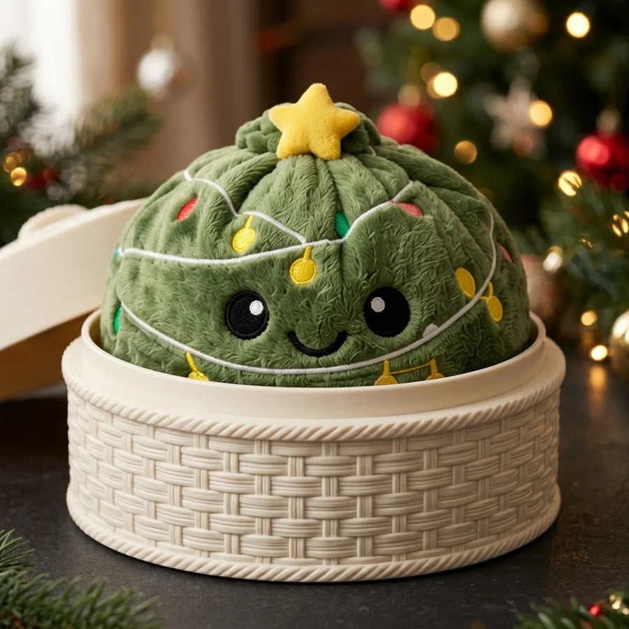 Twinkle Xmas Tree Dumpling Squishy Plush