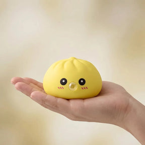 Jumbo Yellow Bubble-Blowing Dumpling Squishy – view 3