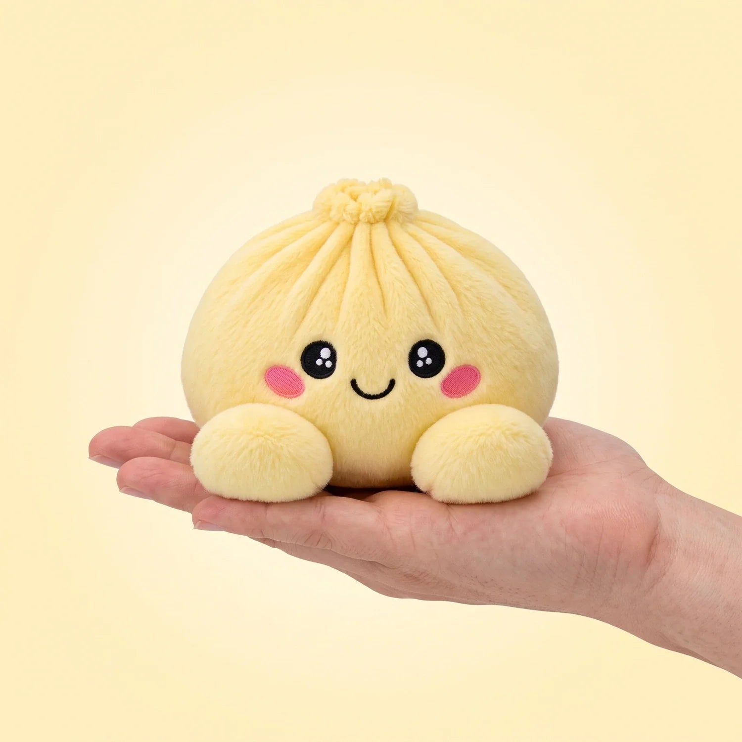 Lemon Yellow Dumpling Squishy Plush – view 3