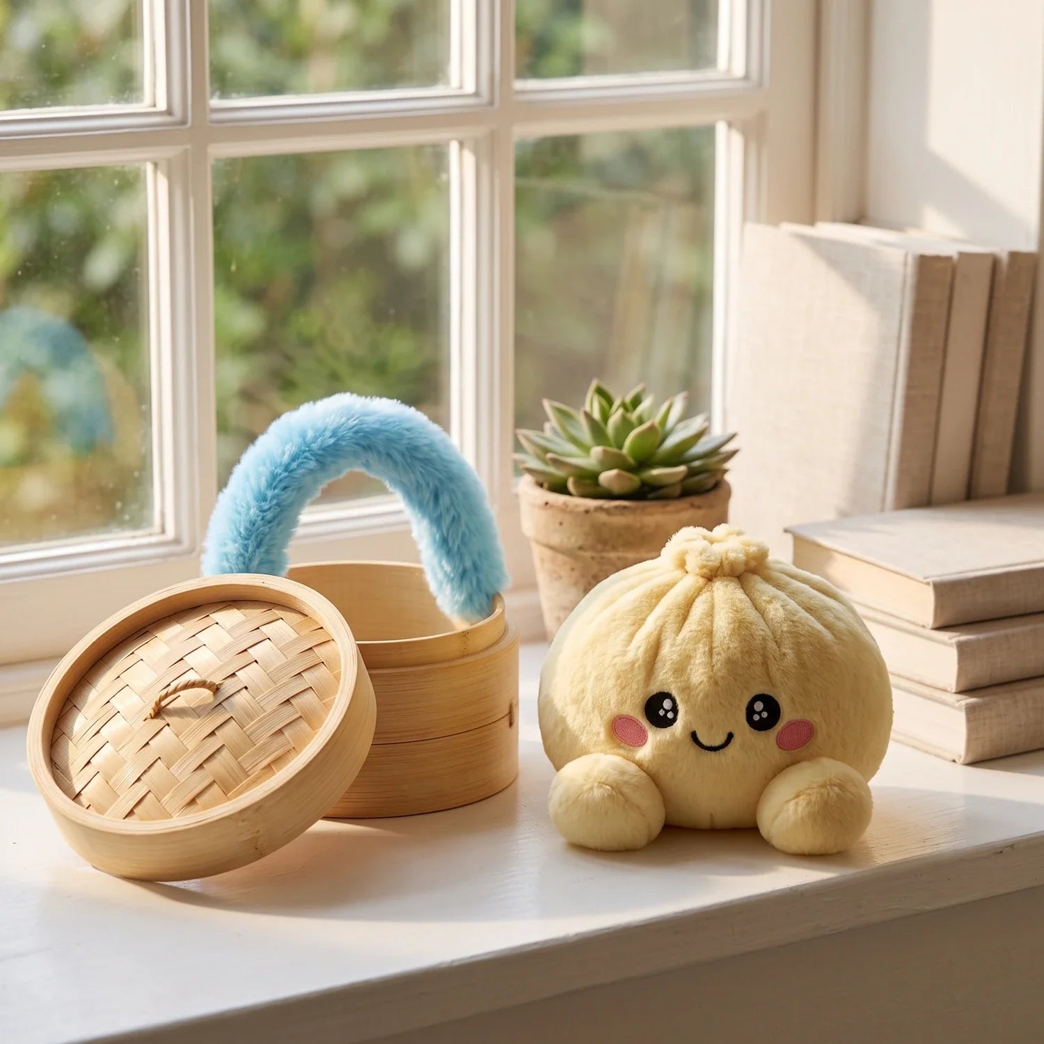Lemon Yellow Dumpling Squishy Plush – view 7
