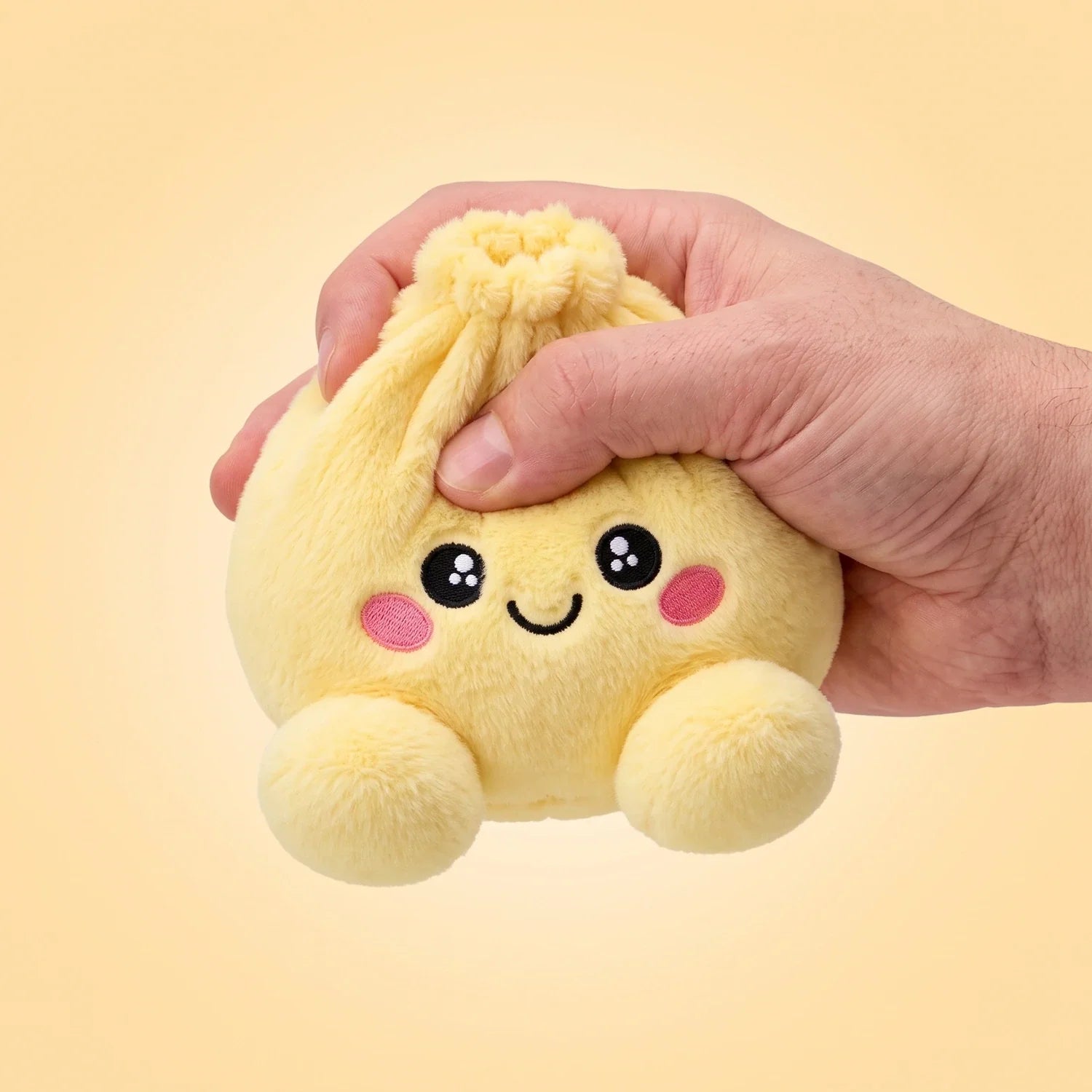 Lemon Yellow Dumpling Squishy Plush – view 5
