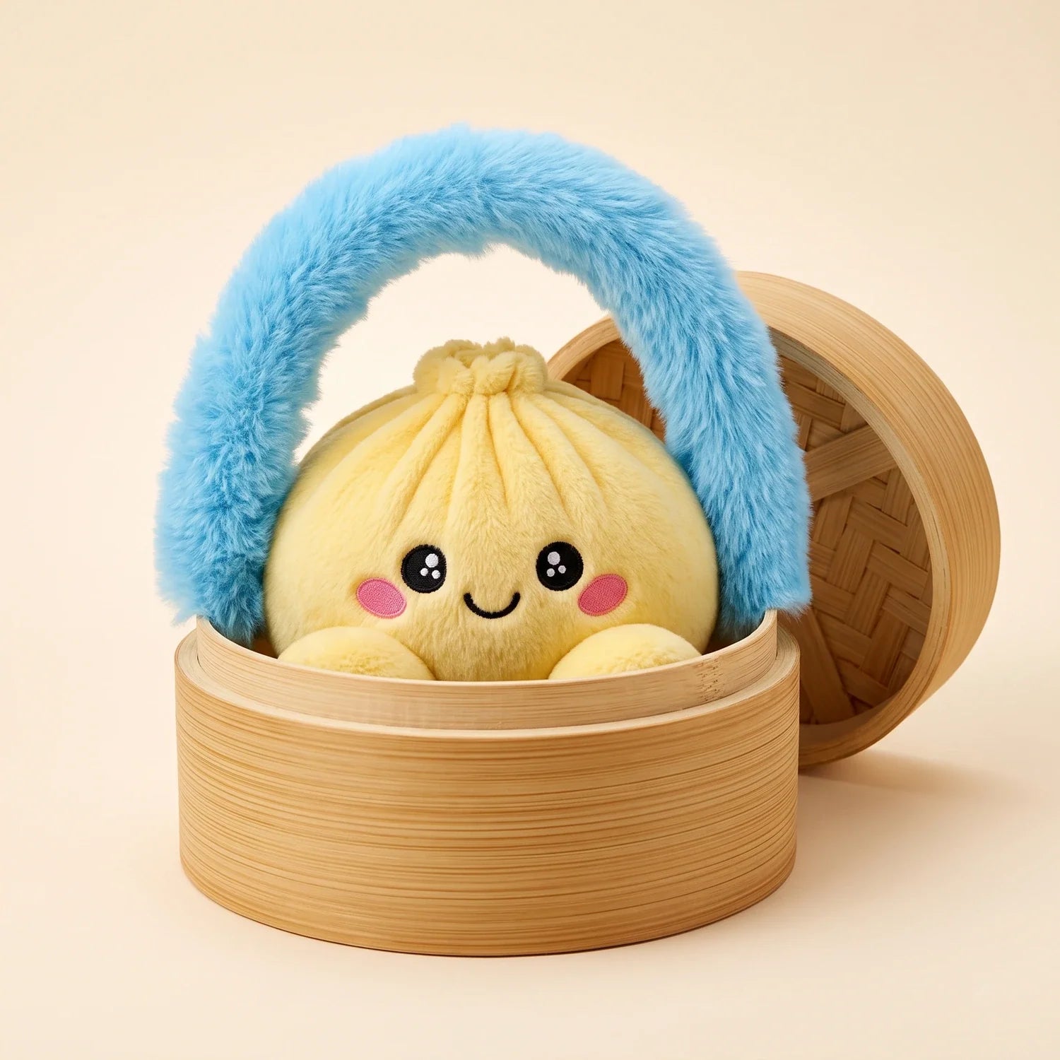 Lemon Yellow Dumpling Squishy Plush – view 2