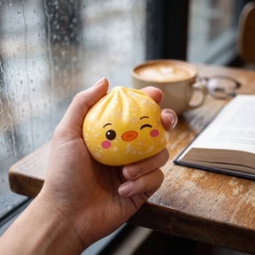 Buttercup Yellow Penguin Dumpling Squishy – view 6