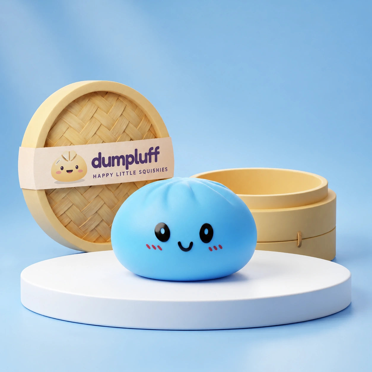 Ocean Blue Dumpling Squishy