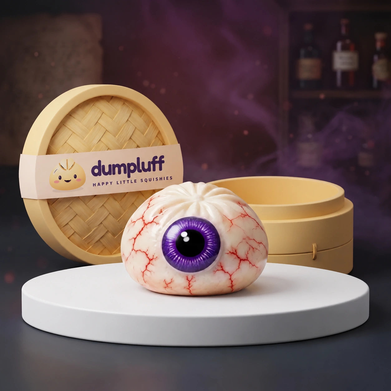 Creepy Eyeball Halloween Dumpling Squishy