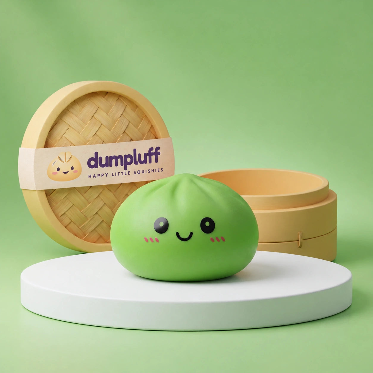 Matcha Green Dumpling Squishy