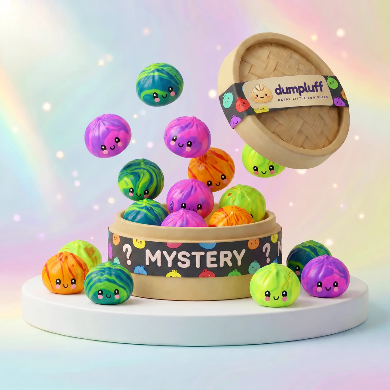 Swirl Mystery Mini Tie Dye Dumpling Squishy