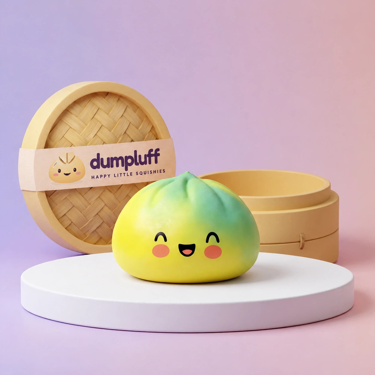 Sunset Yellow Fade Dumpling Squishy