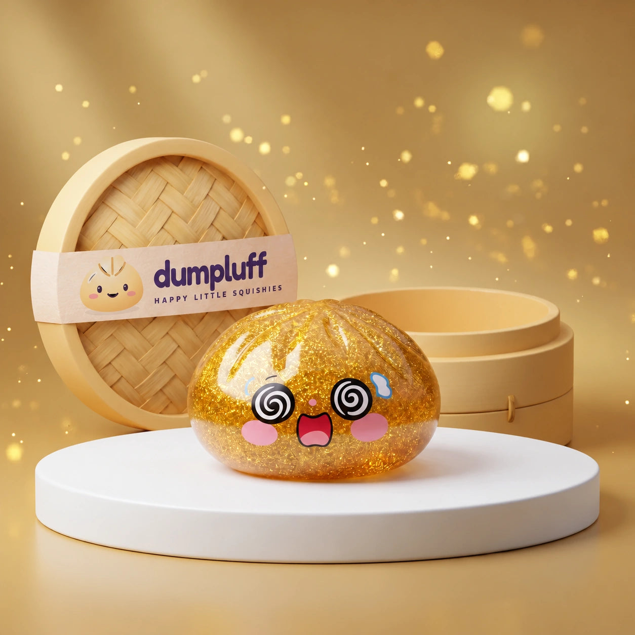 Lucky Golden Dumpling Squishy