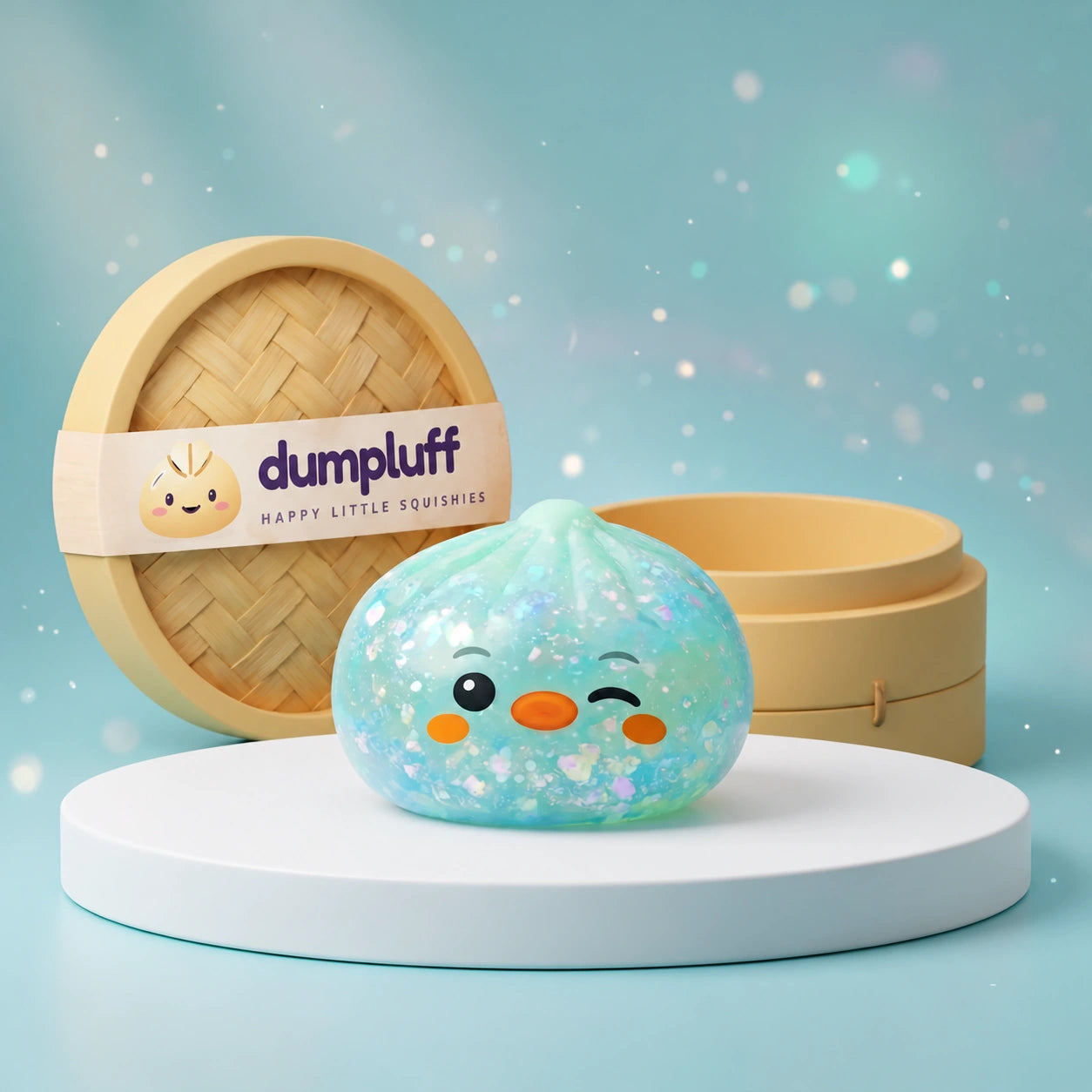 Minty Green Penguin Dumpling Squishy