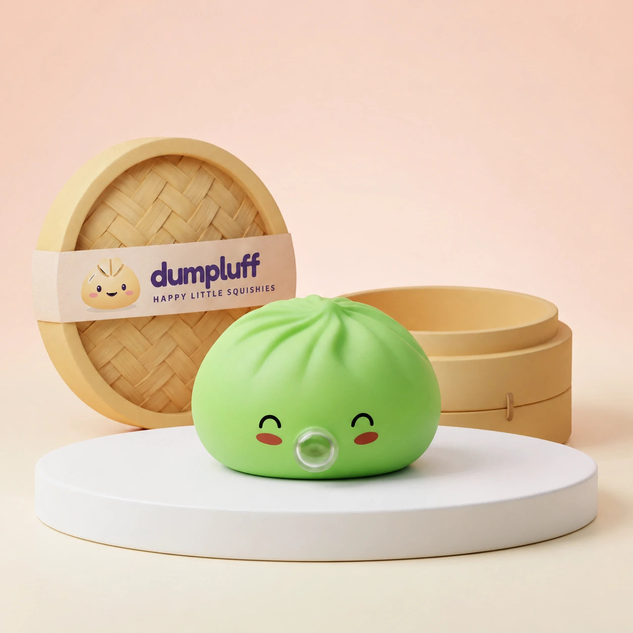 Matcha Green Rare Bubble-Blowing Dumpling Squishy