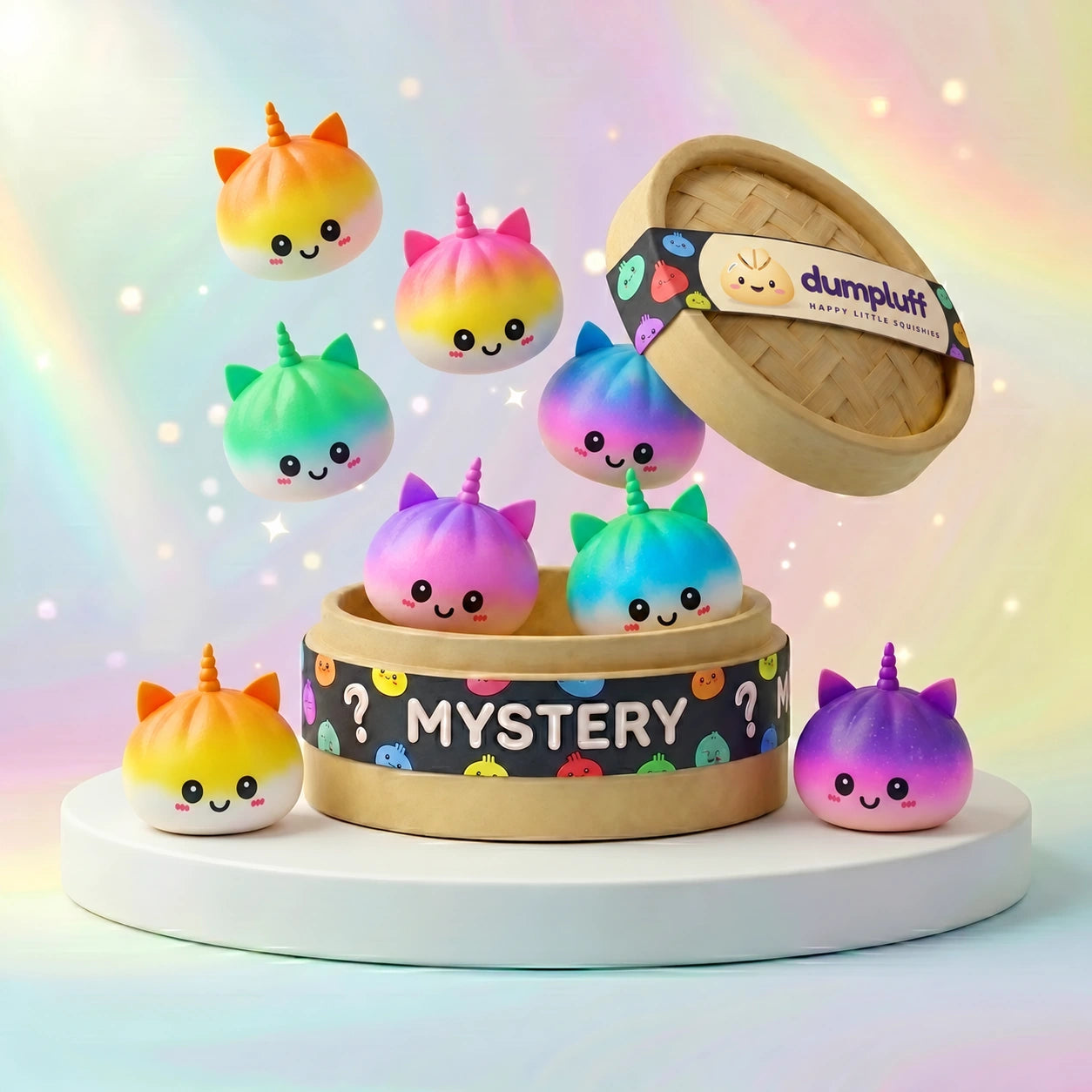 Magical Jumbo Unicorn Rainbow Squishy Dumplings