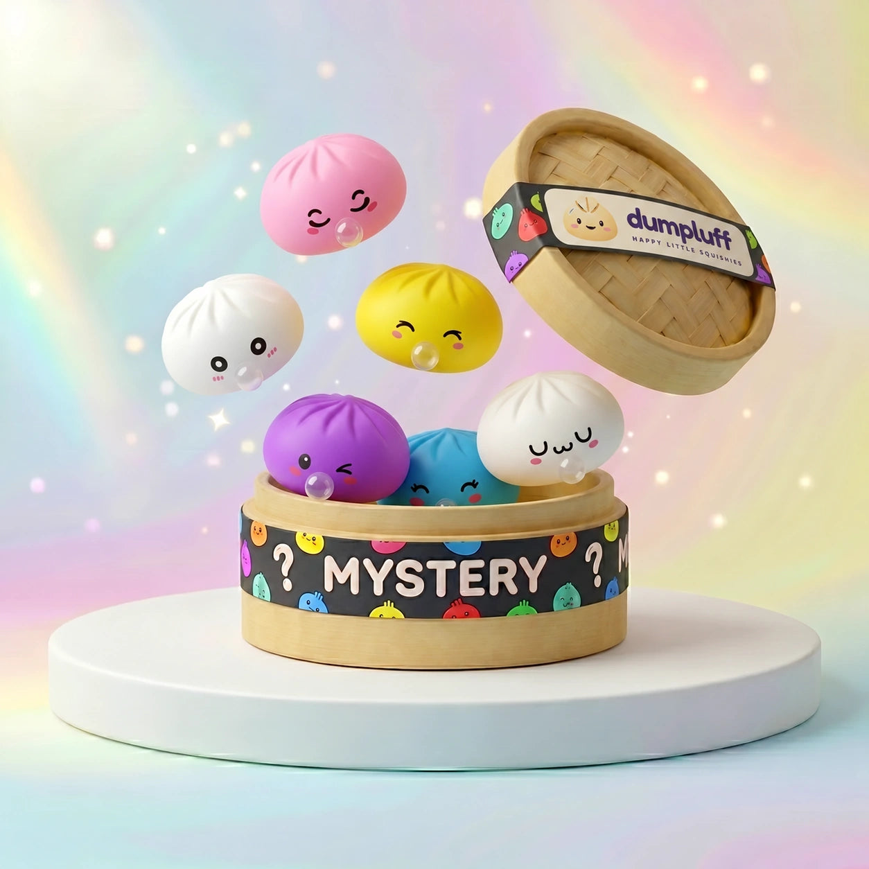 Mystery Dumpling Squishy Toys Bubble Blow – view 1
