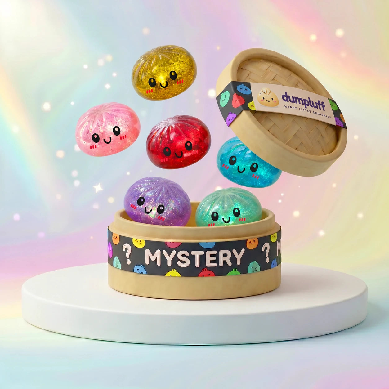 Sparkle Mystery Dumplings Squishy Glitter – view 1