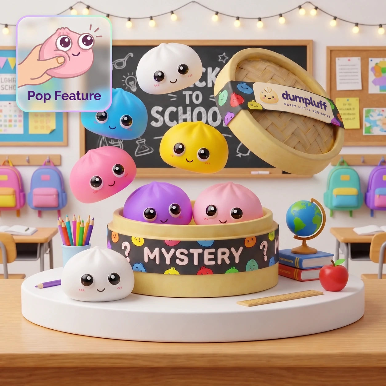 Big Eyes Mystery Pop Dumpling Squishy
