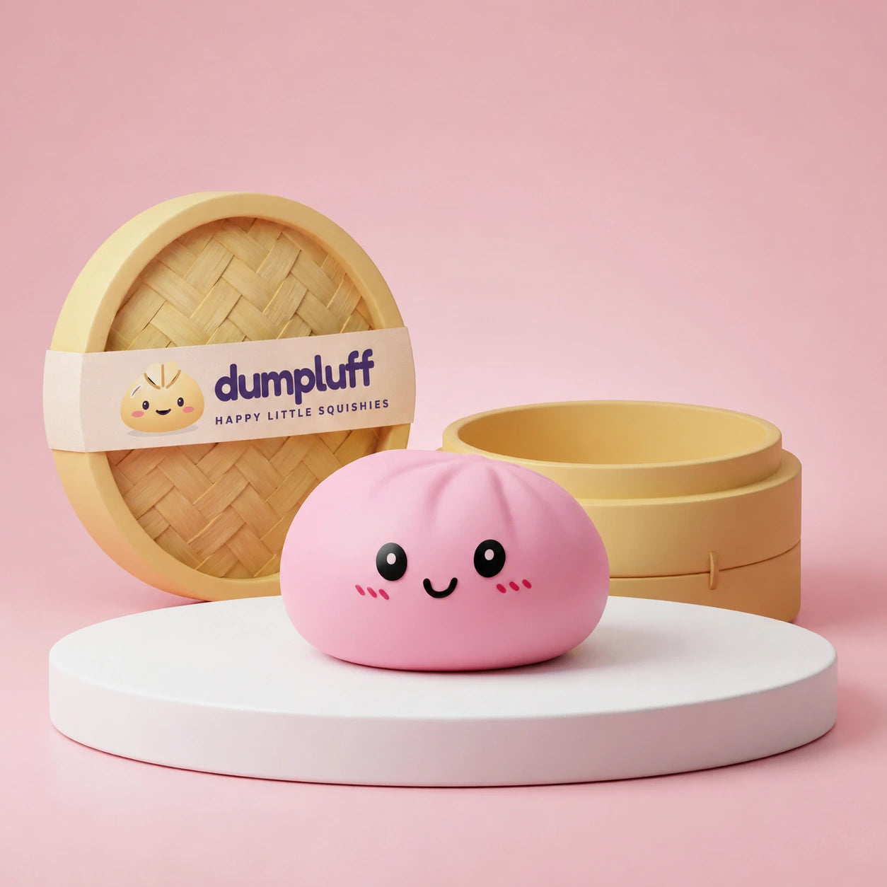 Blossom Pink Dumplings Squishy