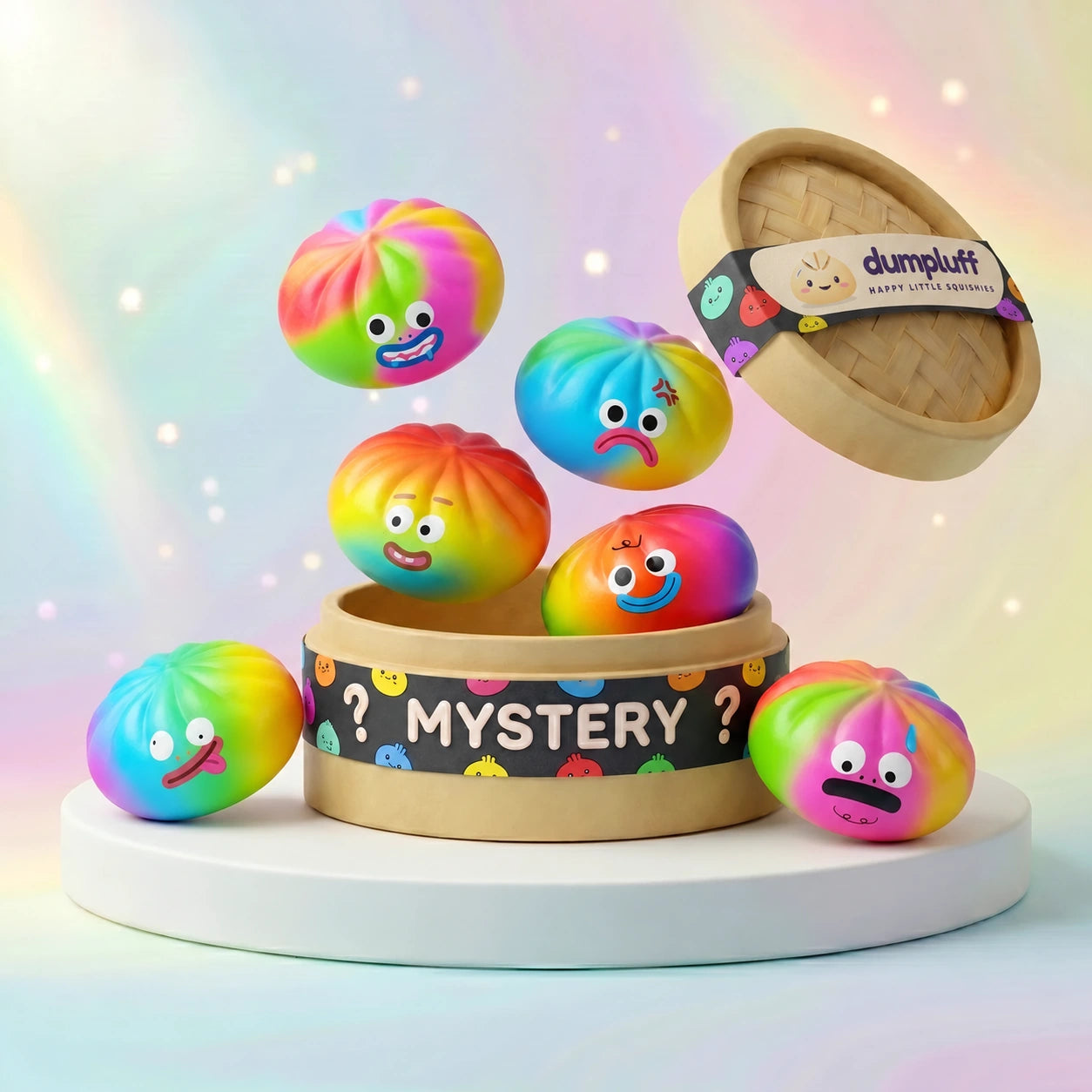 Vibrant Rainbow Mystery Squishy Dumplings – view 1