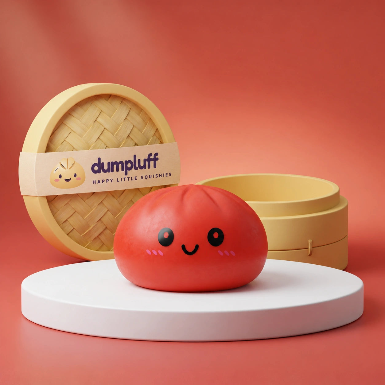 Cherry Red Dumpling Squishy