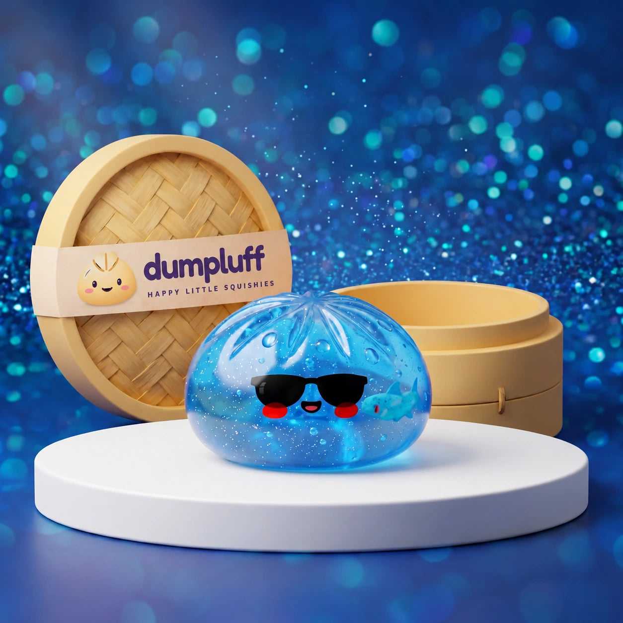 Chill Sunglasses Dumpling Squishy