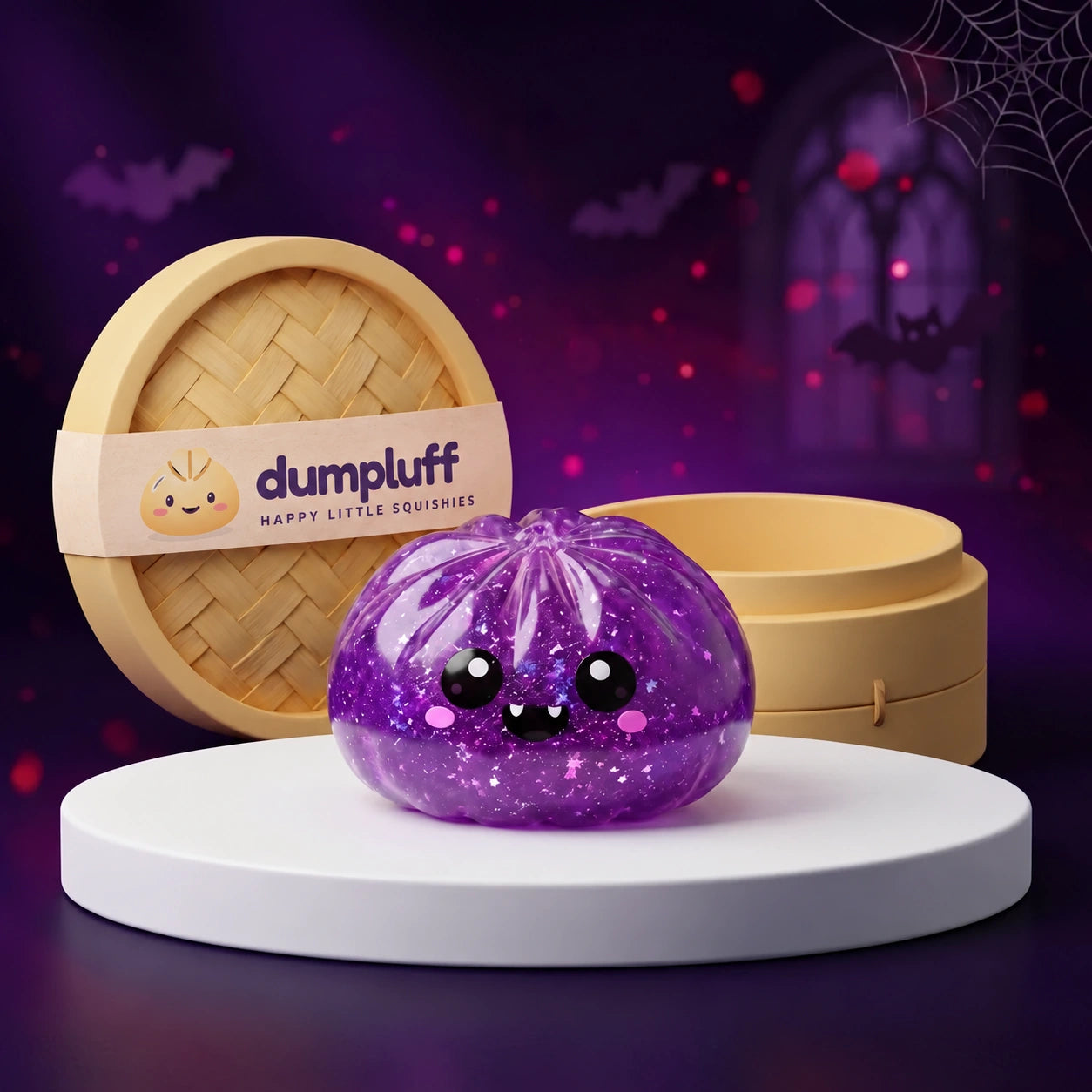 Fanged Vampire Halloween Dumpling Squishy