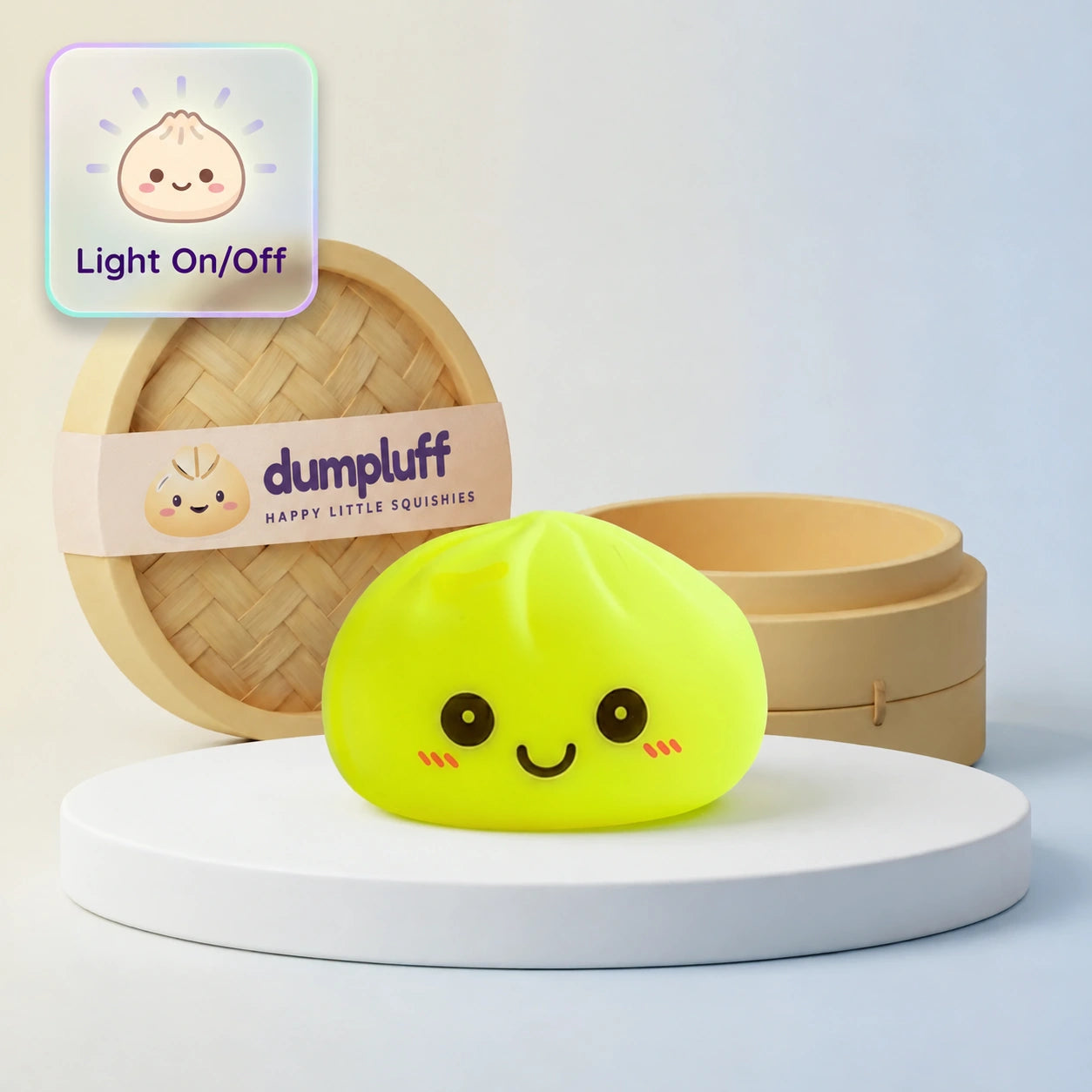 Sunny Yellow Squishy Dumpling Light