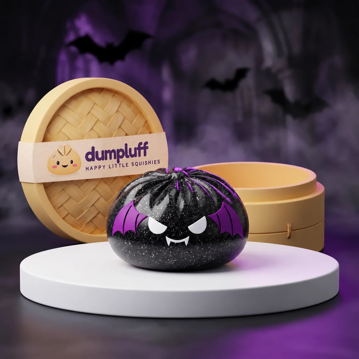 Spooky Bat Halloween Dumpling Squishy