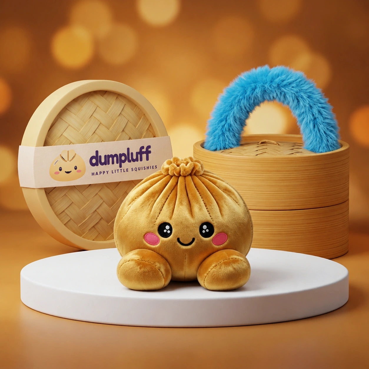 Royal Gold Dumpling Squishy Plush