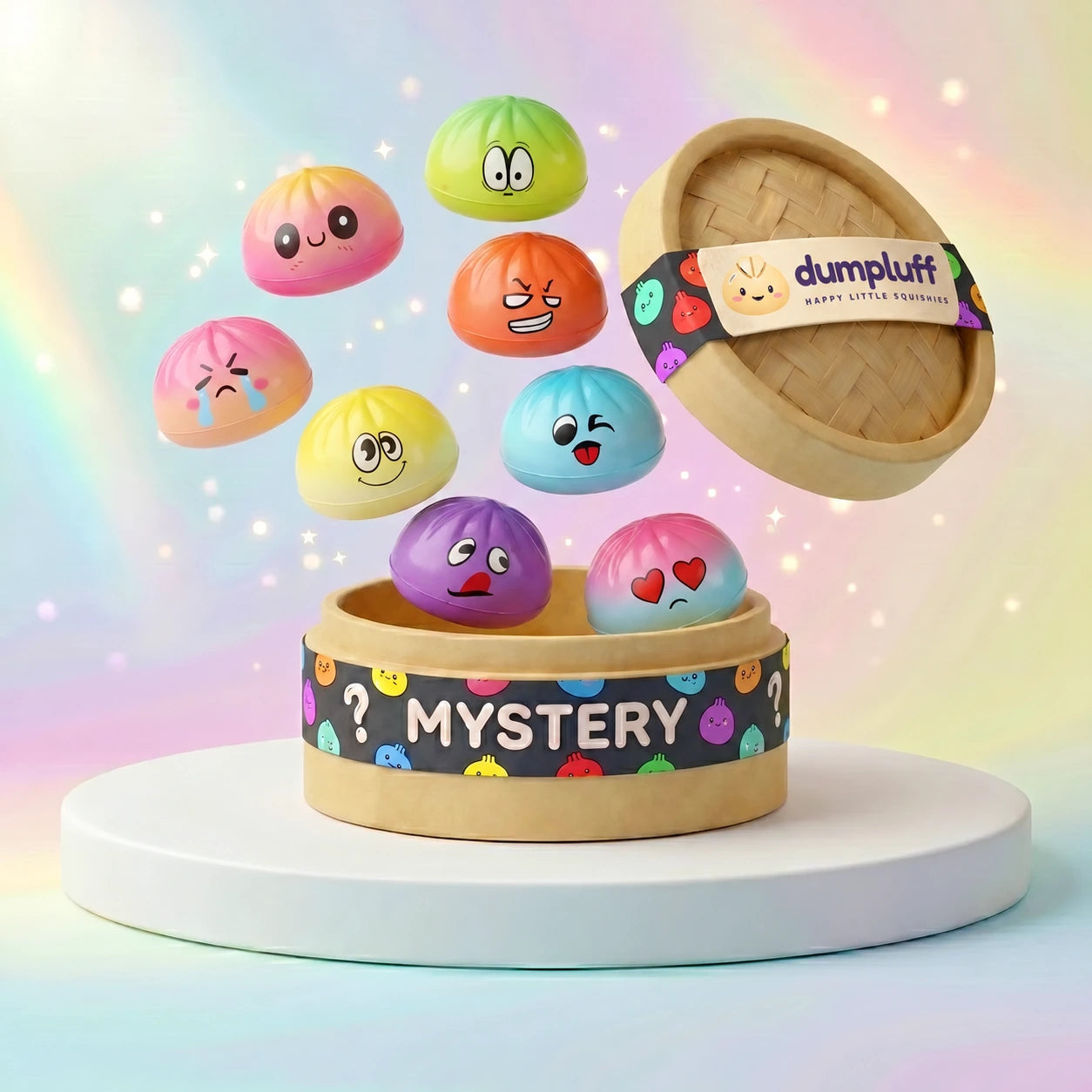 Kawaii Mini Dumpling Squishy Toy – view 1